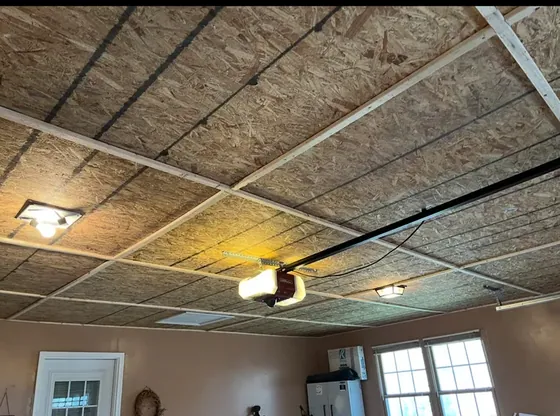 Basement ceiling framing and lighting